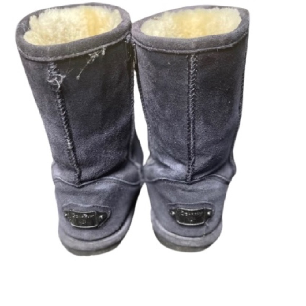 BEARPAW, Blue Suede Fur Winter Boots, Size 9